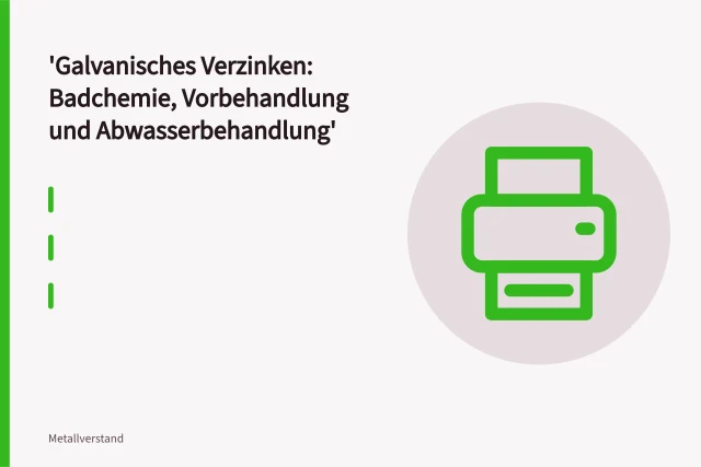 Verzinkungsgestell mit Werkstücken taucht in sprudelndes Zinkelektrolytbad einer Galvanikanlage. Galvanisches Verzinken: Badchemie, Vorbehandlung und Abwasserbehandlung